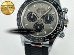 Daytona 116519 QF 1:1 Best Edition Grey/Black Dial on Oysterflex Strap SH4130 V11（Gain Weight） - Görsel 12
