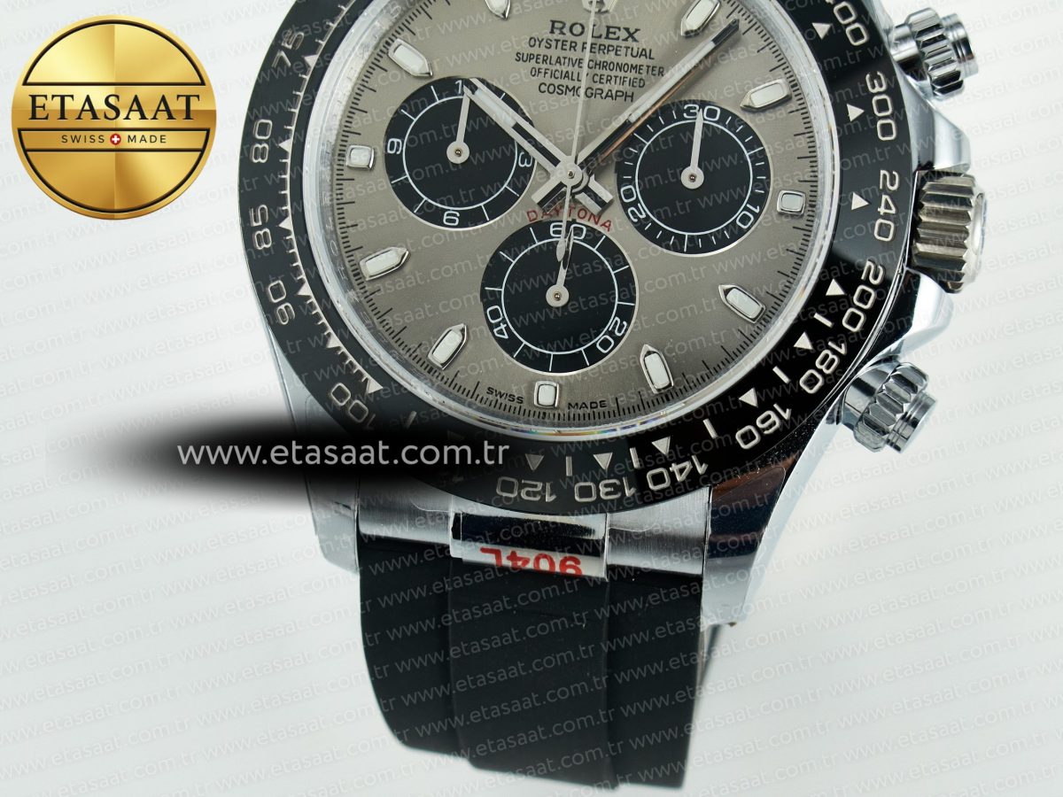 Daytona 116519 QF 1:1 Best Edition Grey/Black Dial on Oysterflex Strap SH4130 V11（Gain Weight） - Görsel 14