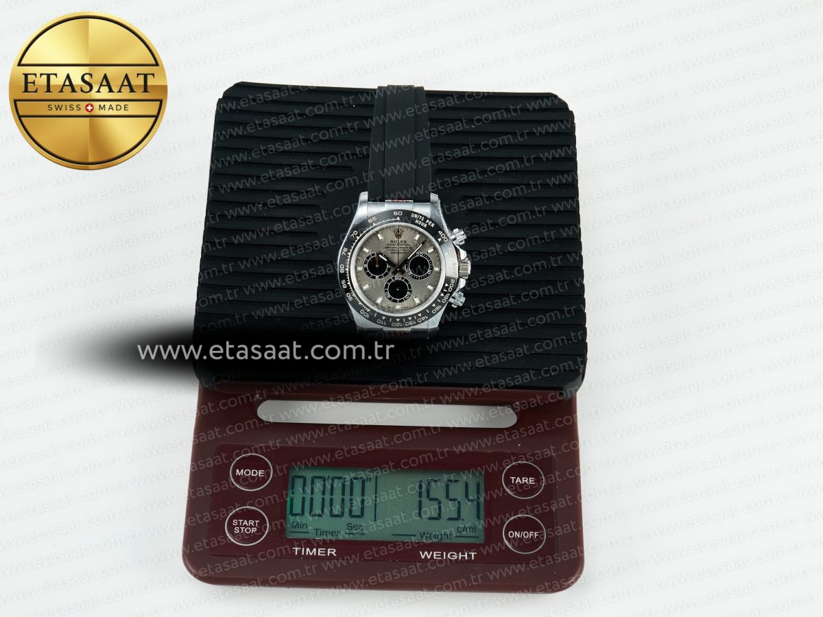 Daytona 116519 QF 1:1 Best Edition Grey/Black Dial on Oysterflex Strap SH4130 V11（Gain Weight） - Görsel 34