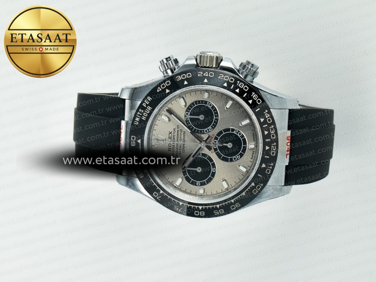 Daytona 116519 QF 1:1 Best Edition Grey/Black Dial on Oysterflex Strap SH4130 V11（Gain Weight） - Görsel 8