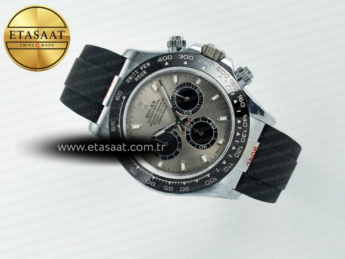 Daytona 116519 QF 1:1 Best Edition Grey/Black Dial on Oysterflex Strap SH4130 V11（Gain Weight） - Görsel 9