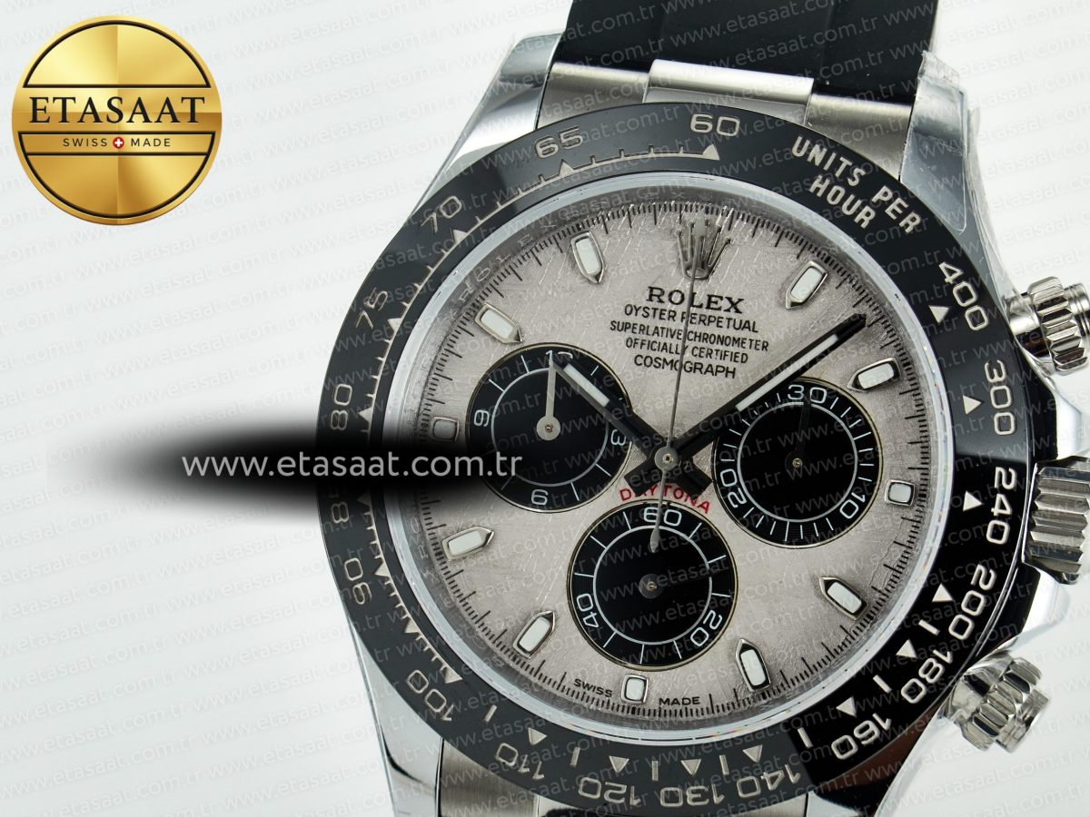 Daytona 116519 QF 1:1 Best Edition Meteorite Dial on Oysterflex Strap SH4130 V11（Gain Weight） - Görsel 12