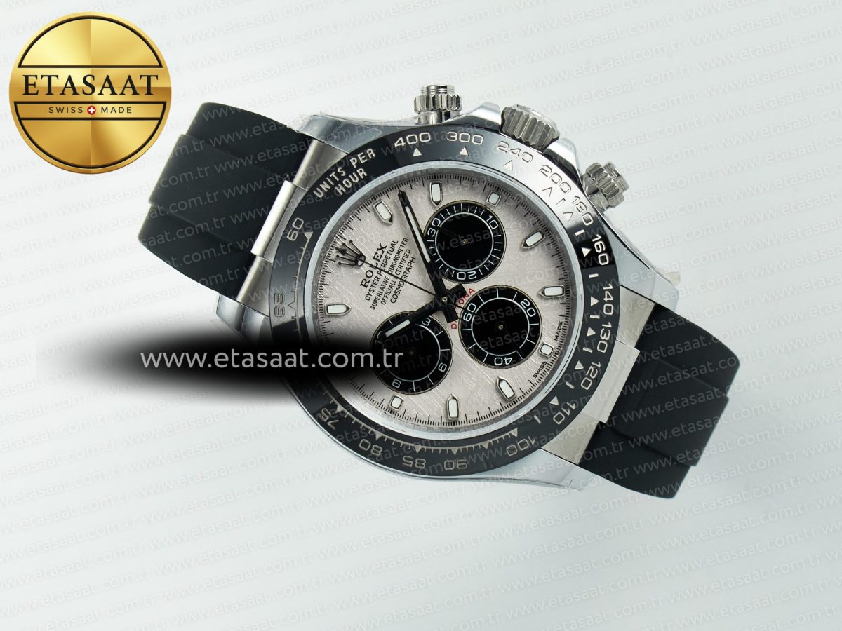 Daytona 116519 QF 1:1 Best Edition Meteorite Dial on Oysterflex Strap SH4130 V11（Gain Weight） - Görsel 8