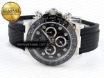 Daytona 116519 SS OMF Best Edition Black Diamonds Dial on Oysterflex Strap A7750 (Slim Movement) - Görsel 6