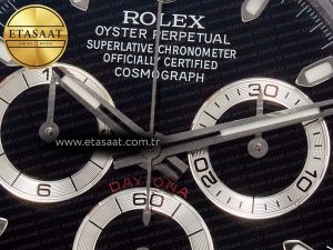 Daytona 116520 Clean 1:1 Best Edition 904L SS Case and Bracelet Black Dial SA4130 V3 - Görsel 11
