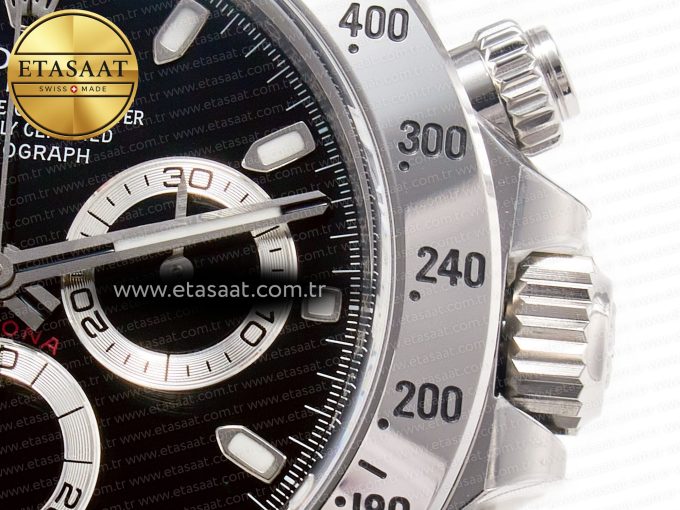 Daytona 116520 Clean 1:1 Best Edition 904L SS Case and Bracelet Black Dial SA4130 V3 - Görsel 12
