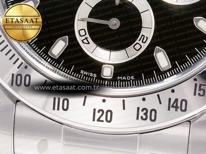 Daytona 116520 Clean 1:1 Best Edition 904L SS Case and Bracelet Black Dial SA4130 V3 - Görsel 13