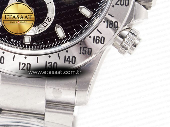Daytona 116520 Clean 1:1 Best Edition 904L SS Case and Bracelet Black Dial SA4130 V3 - Görsel 14