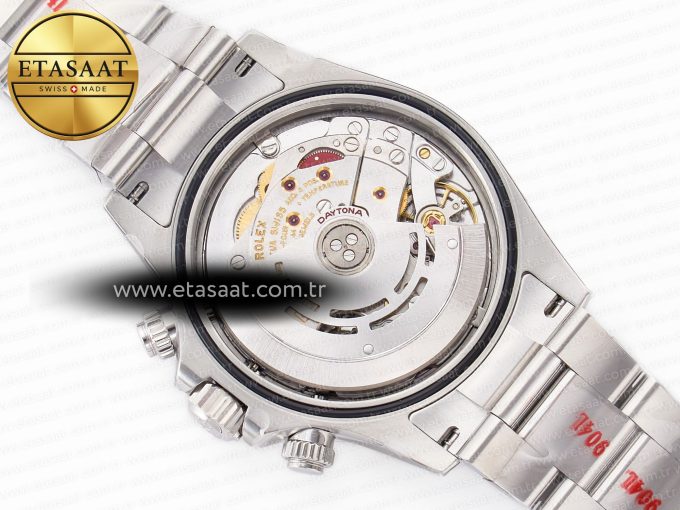 Daytona 116520 Clean 1:1 Best Edition 904L SS Case and Bracelet Black Dial SA4130 V3 - Görsel 20