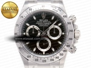 Daytona 116520 Clean 1:1 Best Edition 904L SS Case and Bracelet Black Dial SA4130 V3 - Görsel 4