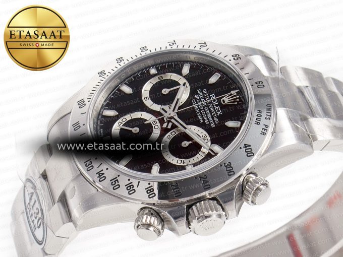 Daytona 116520 Clean 1:1 Best Edition 904L SS Case and Bracelet Black Dial SA4130 V3 - Görsel 6