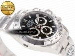 Daytona 116520 Clean 1:1 Best Edition 904L SS Case and Bracelet Black Dial SA4130 V3 - Görsel 7