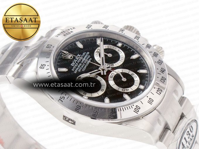 Daytona 116520 Clean 1:1 Best Edition 904L SS Case and Bracelet Black Dial SA4130 V3 - Görsel 7