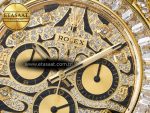 Daytona 116588 TBR “Eye of the Tiger” Clean 1:1 Best Edition 904L YG Black Diamonds Dial on Black Rubber Strap SA4130 - Görsel 11