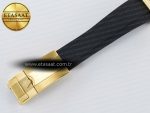 Daytona 116589 RBOW Clean YG 1:1 Best Edition 904L Rainbow Black Diamonds Dial on Black Rubber Strap SA4130 - Görsel 27