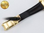 Daytona 116589 RBOW Clean YG 1:1 Best Edition 904L Rainbow Black Diamonds Dial on Black Rubber Strap SA4130 - Görsel 28