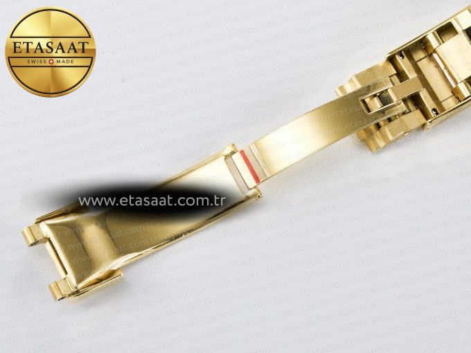 Daytona 116589 RBOW Clean YG 1:1 Best Edition 904L Rainbow Black Diamonds Dial on Black Rubber Strap SA4130 - Görsel 29