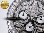 Daytona 116589 TBR “Eye of the Tiger” Clean 1:1 Best Edition 904L SS Black Diamonds Dial on Black Rubber Strap SA4130 - Görsel 10