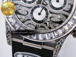 Daytona 116589 TBR “Eye of the Tiger” Clean 1:1 Best Edition 904L SS Black Diamonds Dial on Black Rubber Strap SA4130 - Görsel 13