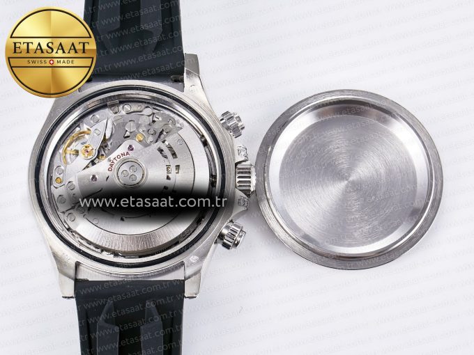 Daytona 116589 TBR “Eye of the Tiger” Clean 1:1 Best Edition 904L SS Black Diamonds Dial on Black Rubber Strap SA4130 - Görsel 18