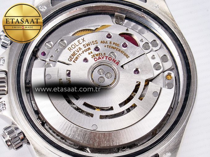 Daytona 116589 TBR “Eye of the Tiger” Clean 1:1 Best Edition 904L SS Black Diamonds Dial on Black Rubber Strap SA4130 - Görsel 20