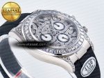 Daytona 116589 TBR “Eye of the Tiger” Clean 1:1 Best Edition 904L SS Black Diamonds Dial on Black Rubber Strap SA4130 - Görsel 7