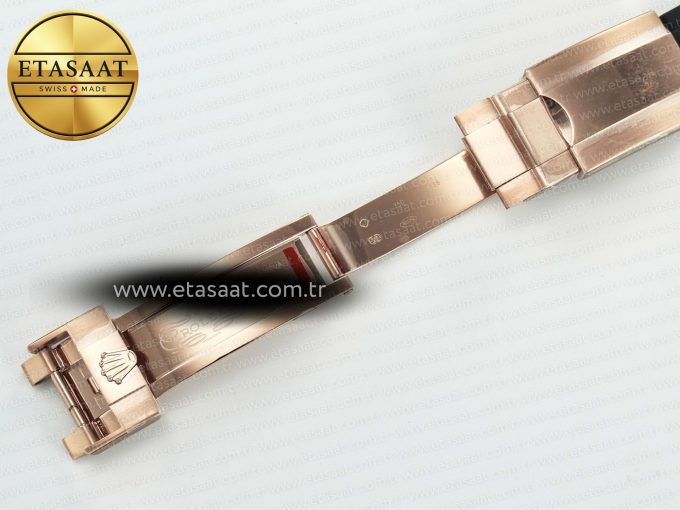 Daytona 116595 RBOW Clean RG 1:1 Best Edition 904L Rainbow Diamonds Dial on Black Rubber Strap SA4130 - Görsel 30