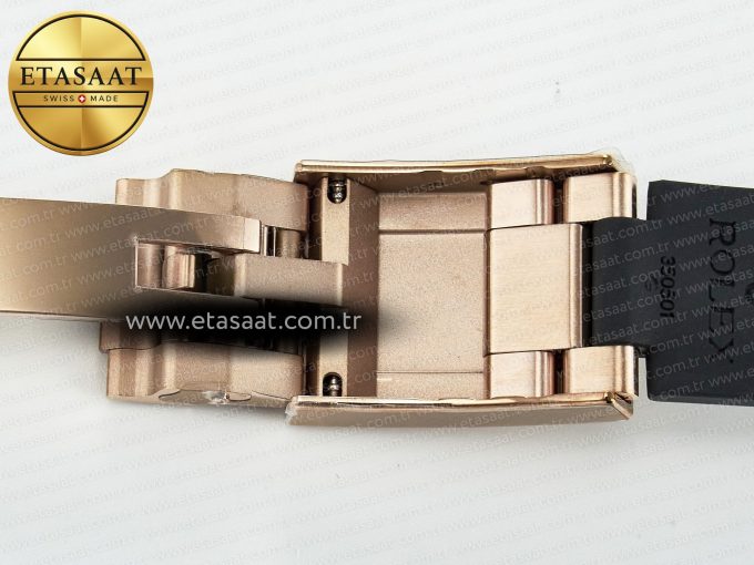 Daytona 116595 RBOW Clean RG 1:1 Best Edition 904L Rainbow Diamonds Dial on Black Rubber Strap SA4130 - Görsel 32