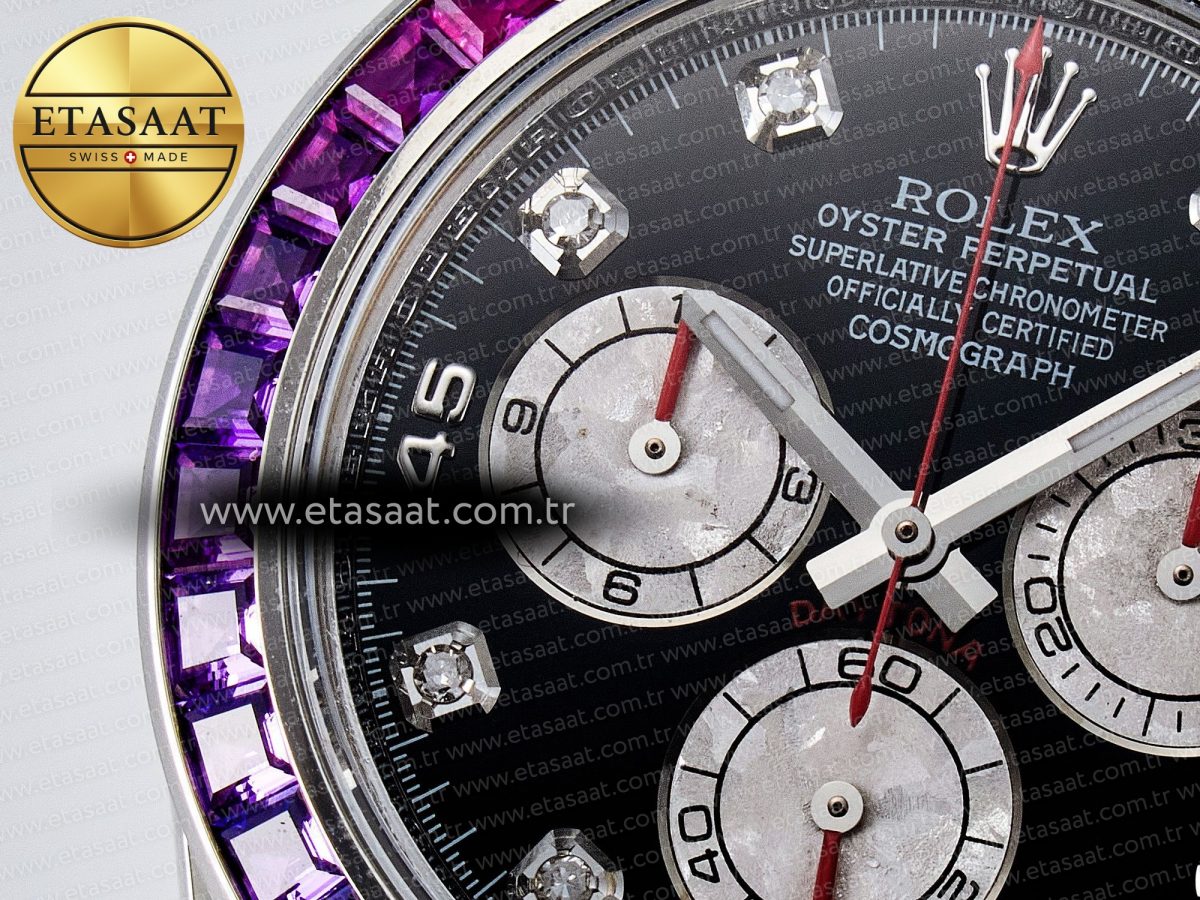 Rolex Daytona 116599 Black Diamonds  SA4130 - Görsel 10