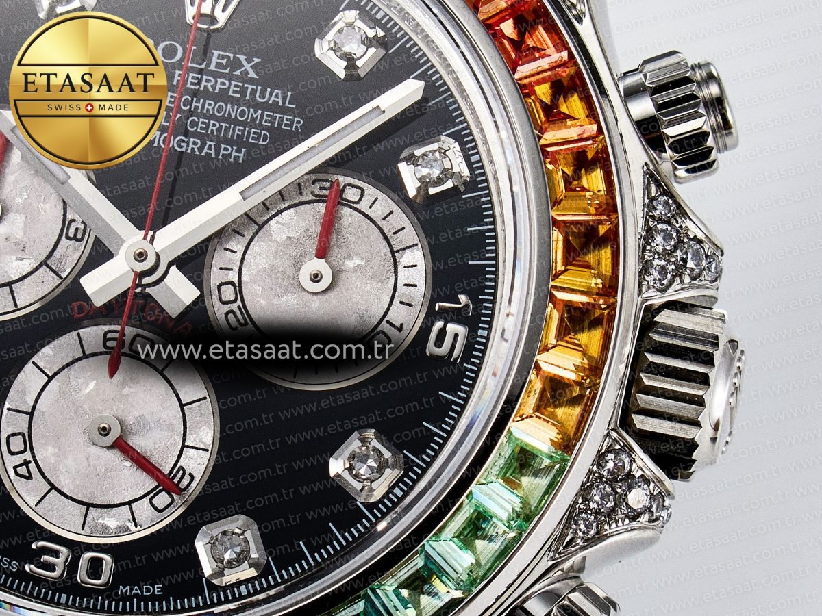 Rolex Daytona 116599 Black Diamonds  SA4130 - Görsel 12