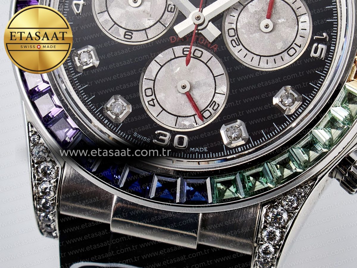 Rolex Daytona 116599 Black Diamonds  SA4130 - Görsel 13