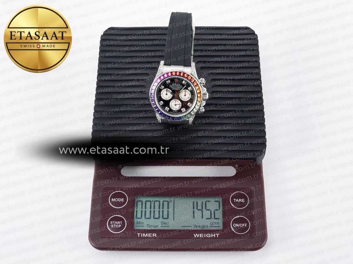 Rolex Daytona 116599 Black Diamonds  SA4130 - Görsel 35