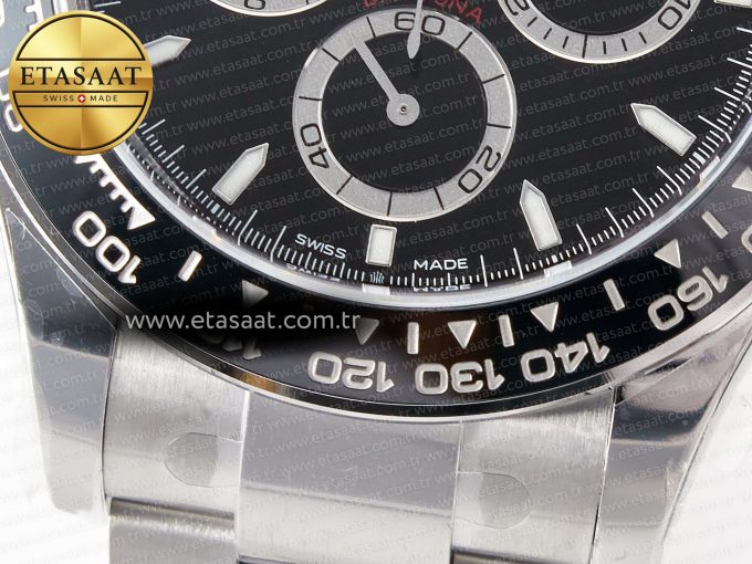 Daytona 126500 Clean 1:1 Best Edition 904L SS Case and Bracelet Black Dial SH4131 - Görsel 13