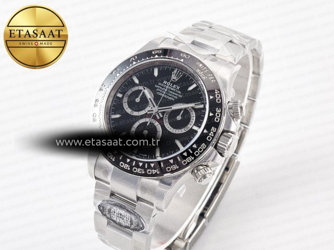 Daytona 126500 Clean 1:1 Best Edition 904L SS Case and Bracelet Black Dial SH4131 - Görsel 2