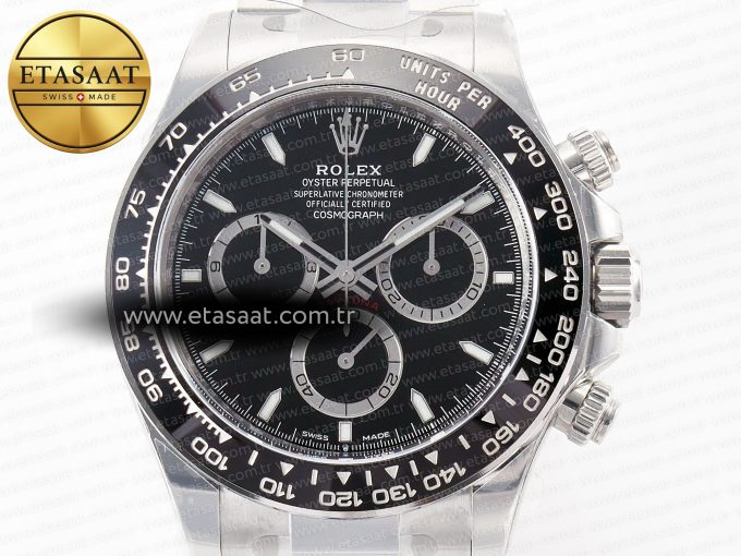 Daytona 126500 Clean 1:1 Best Edition 904L SS Case and Bracelet Black Dial SH4131 - Görsel 4