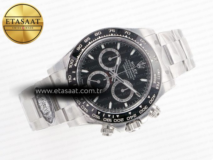 Daytona 126500 Clean 1:1 Best Edition 904L SS Case and Bracelet Black Dial SH4131 - Görsel 8