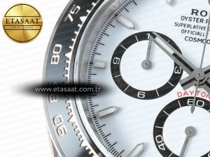 Daytona 126500 Panda Clean 1:1 Best Edition 904L SS Case and Bracelet White Dial SH4131 - Görsel 10