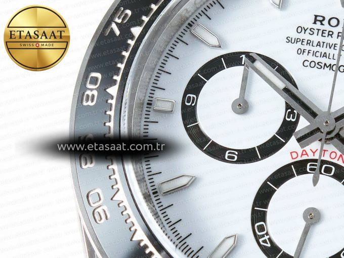 Daytona 126500 Panda Clean 1:1 Best Edition 904L SS Case and Bracelet White Dial SH4131 - Görsel 10
