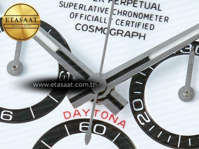 Daytona 126500 Panda Clean 1:1 Best Edition 904L SS Case and Bracelet White Dial SH4131 - Görsel 11