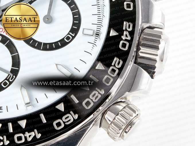 Daytona 126500 Panda Clean 1:1 Best Edition 904L SS Case and Bracelet White Dial SH4131 - Görsel 12