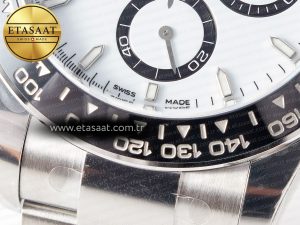 Daytona 126500 Panda Clean 1:1 Best Edition 904L SS Case and Bracelet White Dial SH4131 - Görsel 13