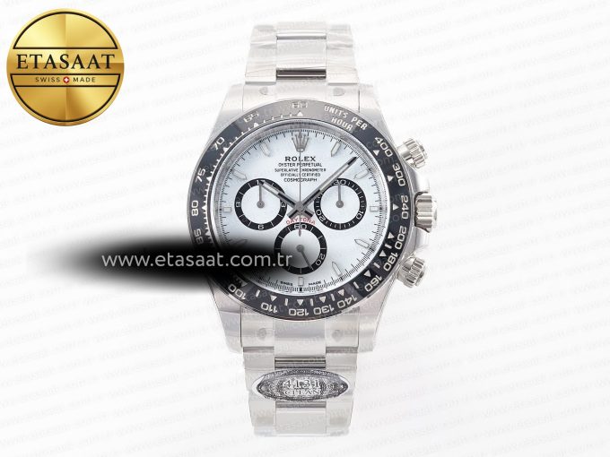 Daytona 126500 Panda Clean 1:1 Best Edition 904L SS Case and Bracelet White Dial SH4131 - Görsel 3