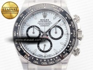 Daytona 126500 Panda Clean 1:1 Best Edition 904L SS Case and Bracelet White Dial SH4131 - Görsel 4
