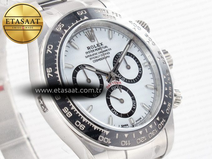 Daytona 126500 Panda Clean 1:1 Best Edition 904L SS Case and Bracelet White Dial SH4131 - Görsel 5