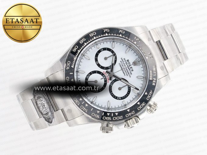 Daytona 126500 Panda Clean 1:1 Best Edition 904L SS Case and Bracelet White Dial SH4131 - Görsel 6