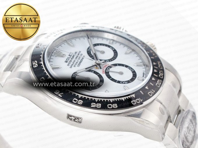 Daytona 126500 Panda Clean 1:1 Best Edition 904L SS Case and Bracelet White Dial SH4131 - Görsel 8