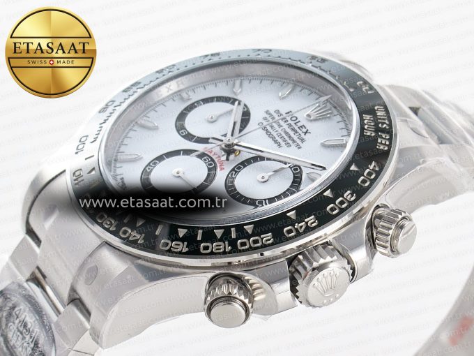 Daytona 126500 Panda Clean 1:1 Best Edition 904L SS Case and Bracelet White Dial SH4131 - Görsel 9