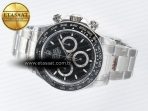 Daytona 126500 QF 1:1 Best Edition Black Dial on SS Bracelet Strap SH4131 V5 (48 Hours Power Reserve) - Görsel 9
