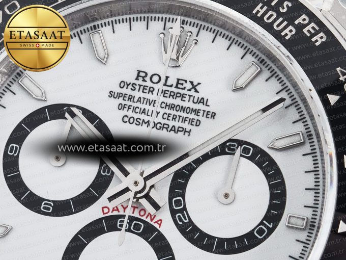 Daytona 126500 QF 1:1 Best Edition White Dial on SS Bracelet Strap SH4131 V5 (48 Hours Power Reserve) - Görsel 10