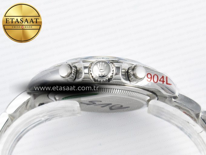 Daytona 126500 QF 1:1 Best Edition White Dial on SS Bracelet Strap SH4131 V5 (48 Hours Power Reserve) - Görsel 16